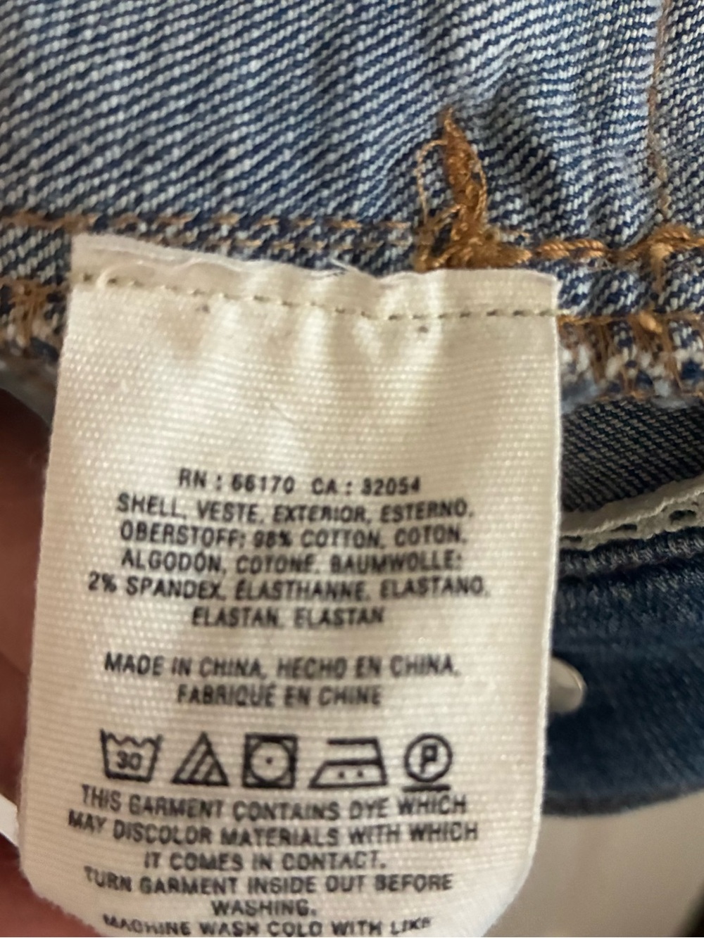 Pilcro and the Letterpress Amore Embroidered Denim Jacket, Size Large - Picture 6 of 8